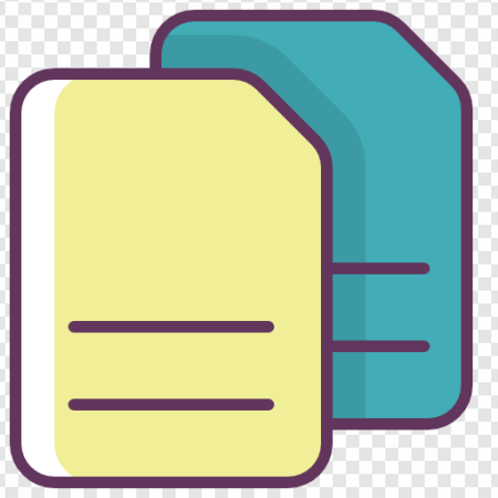 documents, notes, files, paperwork, Copy Icon PNG