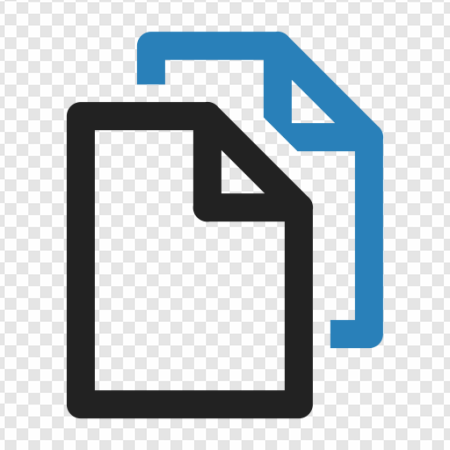 document icon, file duplication, file management, digital documents, Copy Icon PNG