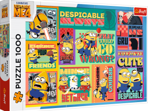 Despicable Me puzzle, Minions jigsaw, 1000 piece puzzle, family entertainment, Despicable Me 4 PNG