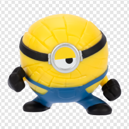 minion toy, yellow character, collectible figure, animated character, Despicable Me 4 PNG