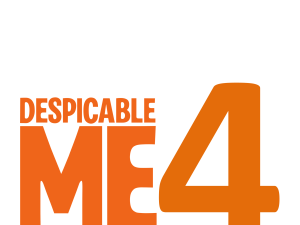 despicable me 4 logo png, animated film, family movie png, illumination entertainment