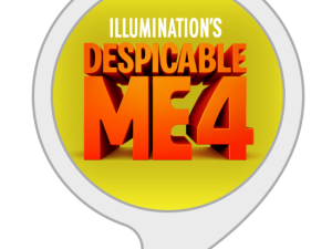 Despicable Me 4 logo, Illumination Entertainment, animated film, family movie, comedy animation, Despicable Me 4 PNG