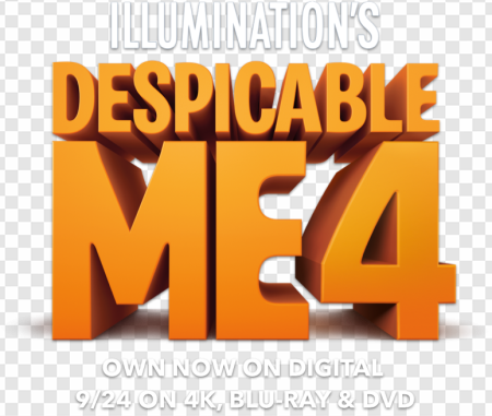 Despicable Me 4, Illumination Entertainment, digital release, Blu-ray DVD, Despicable Me 4 PNG