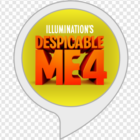 Despicable Me 4 logo, Illumination Entertainment, animated film, family movie, comedy animation, Despicable Me 4 PNG