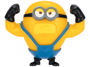 minion toy, yellow character, animated figure, playful design, Despicable Me 4 PNG