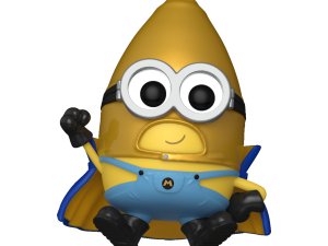 minion toy, animated character, superhero figure, playful design, Despicable Me 4 PNG