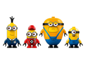 minions figures, animated characters, collectible toys, family-friendly entertainment, Despicable Me 4 PNG