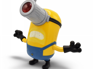 minion toy, animated character, playful figure, cartoon collectible, Despicable Me 4 PNG