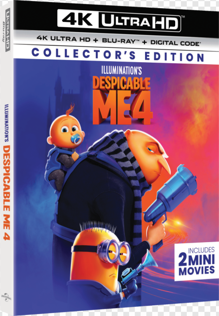 Despicable Me 4, animated film, collector's edition, family movie, Despicable Me 4 PNG