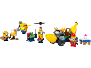 Minion toys, building sets, animated characters, collectible figures, Despicable Me 4 PNG