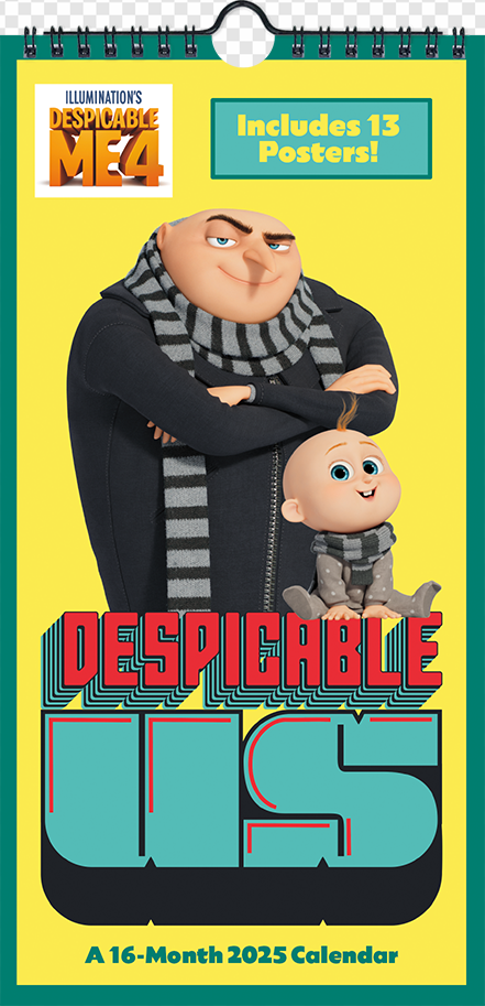 animated characters, family-friendly film, comedy adventure, popular animation, Despicable Me 4 PNG