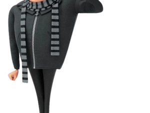 animated character, villain, cartoon figure, family movie, Despicable Me 4 PNG