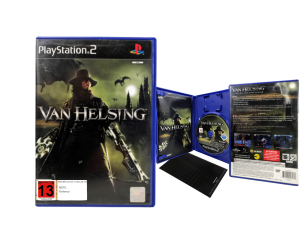 Van Helsing game, PlayStation 2 cover, action-adventure video game, horror-themed gameplay, Dracula Van Helsing Game PNG