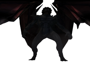 demon figure, dark wings, mythical creature, fantasy art, Dracula Van Helsing Game PNG