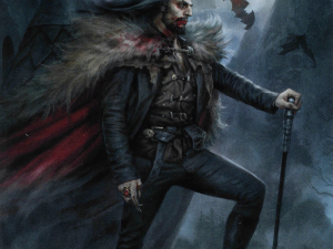 vampire character, gothic art, fantasy illustration, dark fantasy, Dracula Van Helsing Game PNG