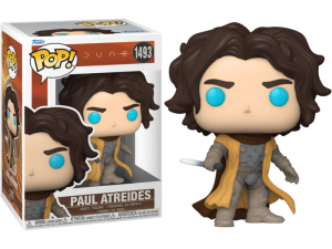 Paul Atreides figure, Funko Pop collectible, Dune merchandise, fantasy character toy, Dune Part Two PNG