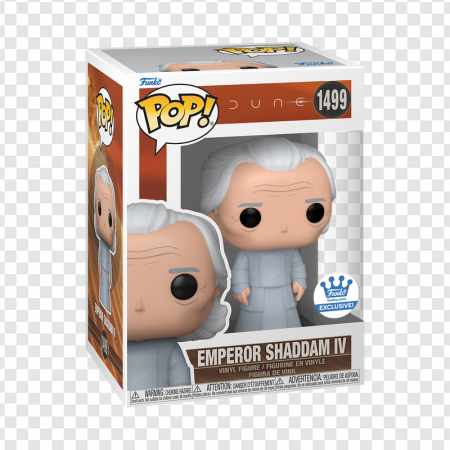 Funko Pop, Emperor Shaddam IV, Dune collectible, vinyl figure, Dune Part Two PNG