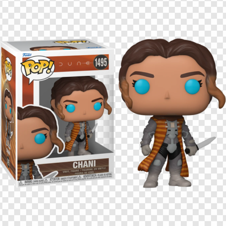 Funko Pop, collectible figure, Chani character, Dune merchandise, Dune Part Two PNG