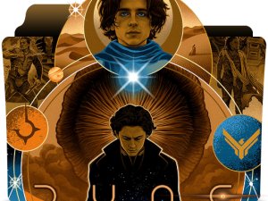 Dune Part Two, sci-fi film, epic adventure, cinematic artwork, Dune Part Two PNG