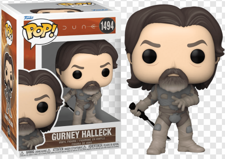 Funko Pop, Gurney Halleck, Dune collectible, vinyl figure, Dune Part Two PNG