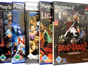 PlayStation 2 games, classic video games, PS2 game covers, retro gaming collection, Enemy Zero Sega Saturn PNG