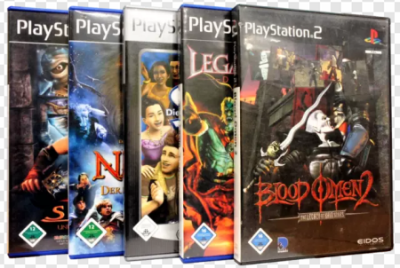 PlayStation 2 games, classic video games, PS2 game covers, retro gaming collection, Enemy Zero Sega Saturn PNG