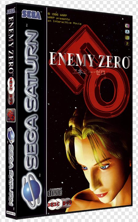 Enemy Zero, Sega Saturn, video game cover, classic gaming, Enemy Zero Sega Saturn PNG