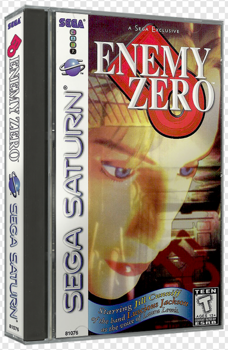 Sega Saturn game cover, Enemy Zero, video game art, retro gaming, Enemy Zero Sega Saturn PNG