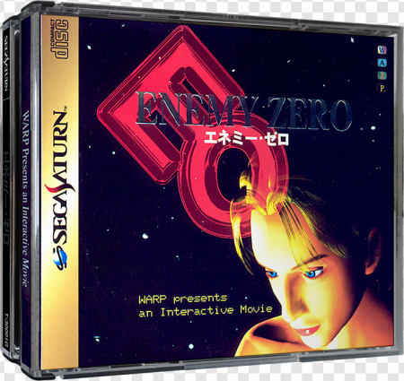 Enemy Zero, interactive movie game, Sega Saturn, video game cover, Enemy Zero Sega Saturn PNG