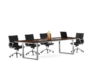 office conference table, modern workspace furniture, ergonomic office chairs, professional meeting setup, Executive Board Table PNG