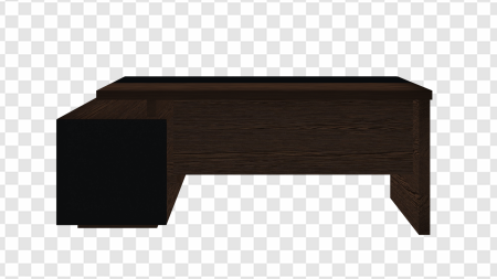 wooden table, modern design, minimalist furniture, dark finish, Executive Board Table PNG