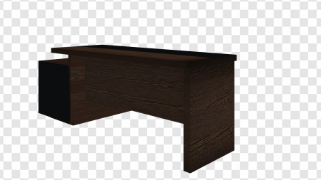 wooden desk, office furniture, modern workspace, dark finish desk, Executive Board Table PNG