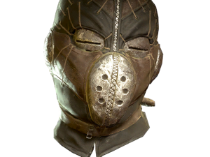 masked headgear, horror movie prop, costume accessory, vintage mask, Gimp Outfit PNG