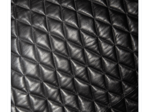 quilted leather, black texture, luxury material, diamond pattern, Gimp Outfit PNG