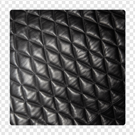 quilted leather, black texture, luxury material, diamond pattern, Gimp Outfit PNG