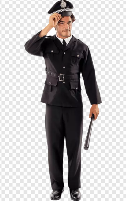 police officer, law enforcement uniform, saluting gesture, security personnel, Gimp Outfit PNG