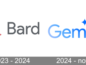 Bard AI logo, generative AI technology, 2024 updates, artificial intelligence advancements, Google Gemini Logo PNG