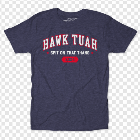 Hawk Tuah shirt, graphic tee, casual apparel, statement t-shirt, Hawk Tuah PNG