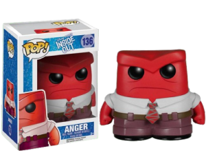 funko pop, anger character, collectible figure, animated movie merchandise, Anger – Inside Out PNG