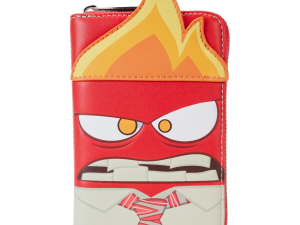 Anger character wallet, cartoon accessory, vibrant design, animated merchandise, Anger – Inside Out PNG