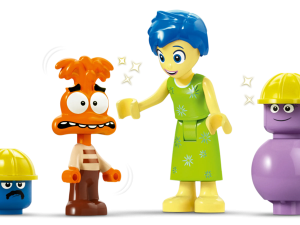 Lego figures, animated characters, emotion representation, creative play, Anxiety – Inside Out PNG