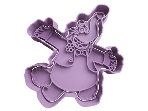 cookie cutter, cartoon character mold, baking accessory, playful kitchen tool, Bing Bong – Inside Out PNG