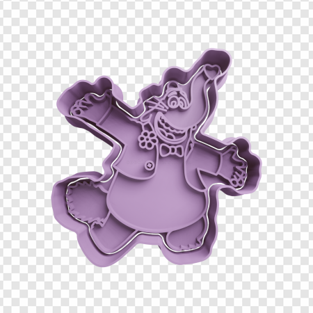 cookie cutter, cartoon character mold, baking accessory, playful kitchen tool, Bing Bong – Inside Out PNG