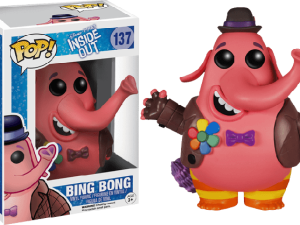 Bing Bong figure, Inside Out collectible, Funko Pop toy, animated character merchandise, Bing Bong – Inside Out PNG