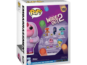 Funko Pop, Inside Out 2, collectible figures, animated characters, Embarrassment – Inside Out PNG