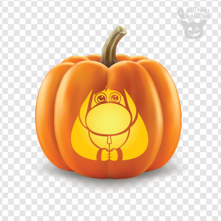 pumpkin carving, Halloween decoration, cartoon character, festive design, Embarrassment – Inside Out PNG