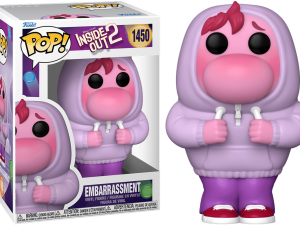 Funko Pop, Inside Out 2, Embarrassment character, collectible toy, animated figure, Embarrassment – Inside Out PNG