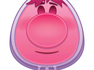 cartoon character, cute design, pink avatar, animated face, Embarrassment – Inside Out PNG