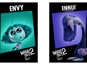 Inside Out 2, Envy character, Ennui character, animated film emotions, Pixar movie, Ennui – Inside Out PNG