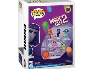 Funko Pop, Inside Out 2, collectible figures, animated characters, Ennui – Inside Out PNG